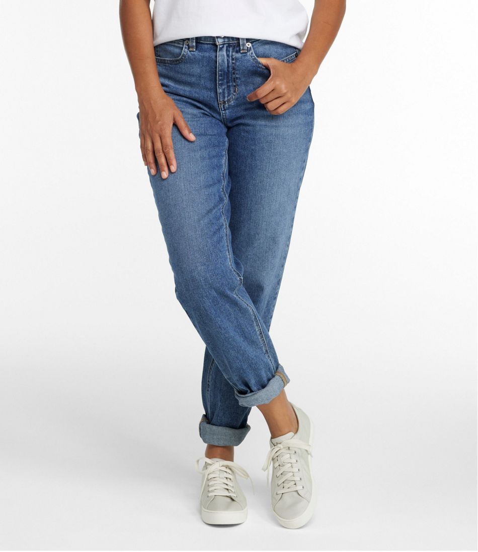Women's 207 Vintage Jeans, High-Rise Boyfriend - L.L.Bean Value