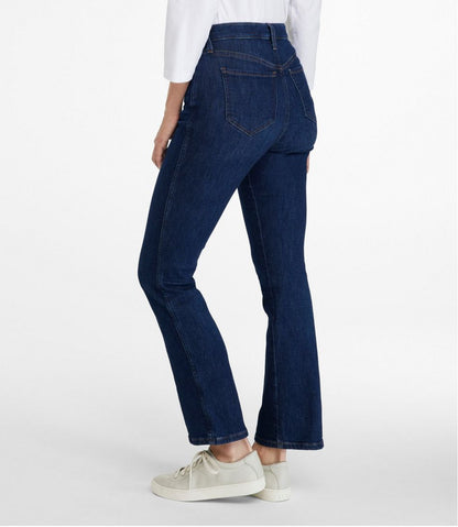 Women's L.L.Bean Everyday Stretch Jeans, High-Rise Mini Bootcut Ankle - L.L.Bean Quality