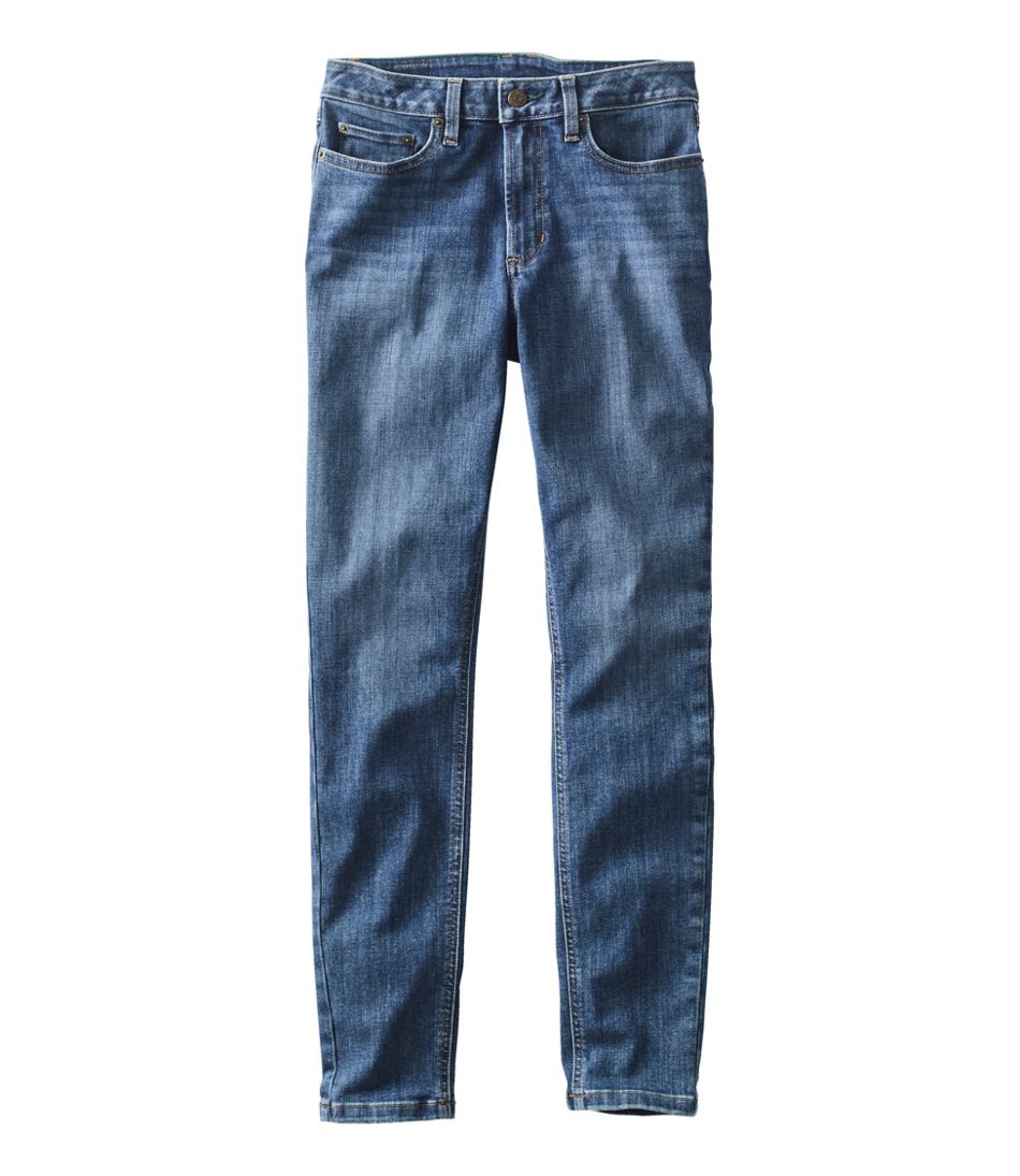 Women's BeanFlex® Jeans, High-Rise Slim-Leg Ankle - L.L.Bean Customer Favorite