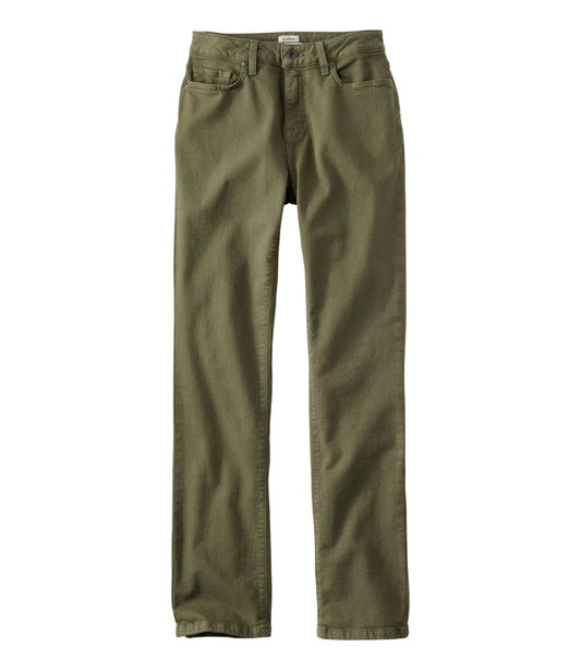 Women's True Shape Jeans, High-Rise Straight-Leg Colors - L.L.Bean New