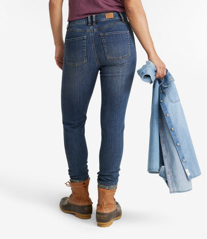Women's BeanFlex® Jeans, Mid-Rise Skinny-Leg - L.L.Bean Trending