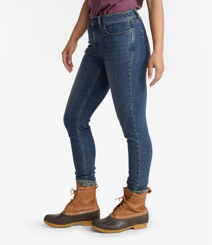 Women's BeanFlex® Jeans, Mid-Rise Skinny-Leg - L.L.Bean Trending