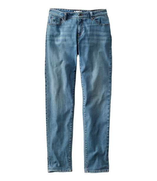 Women's Signature Organic Denim Boyfriend Jeans, Low-Rise Straight-Leg - L.L.Bean Best Seller