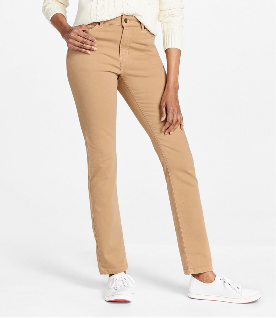 Women's True Shape Jeans, High-Rise Slim-Leg Colors - L.L.Bean Classic