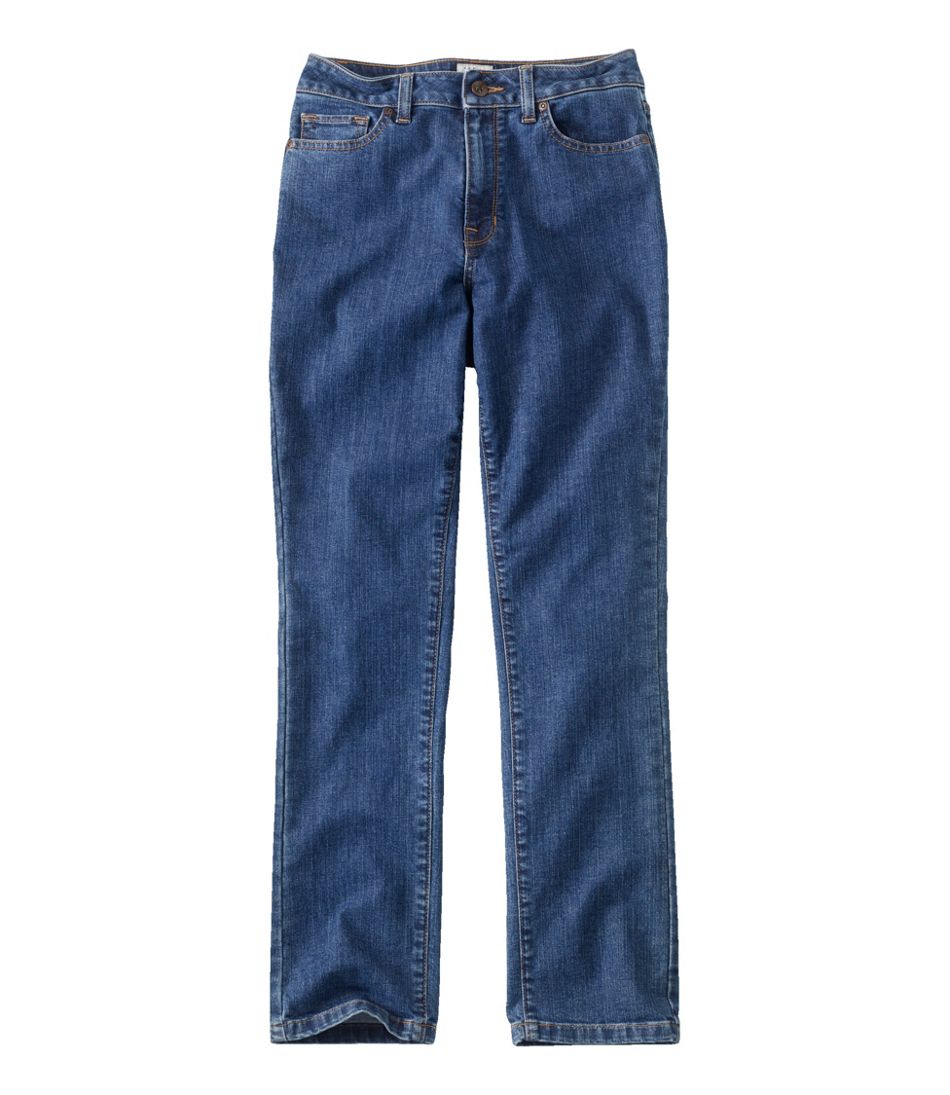 Women's True Shape Jeans, High-Rise Slim-Leg Ankle - L.L.Bean Everyday