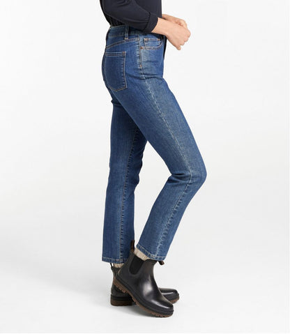 Women's True Shape Jeans, High-Rise Slim-Leg Ankle - L.L.Bean Everyday