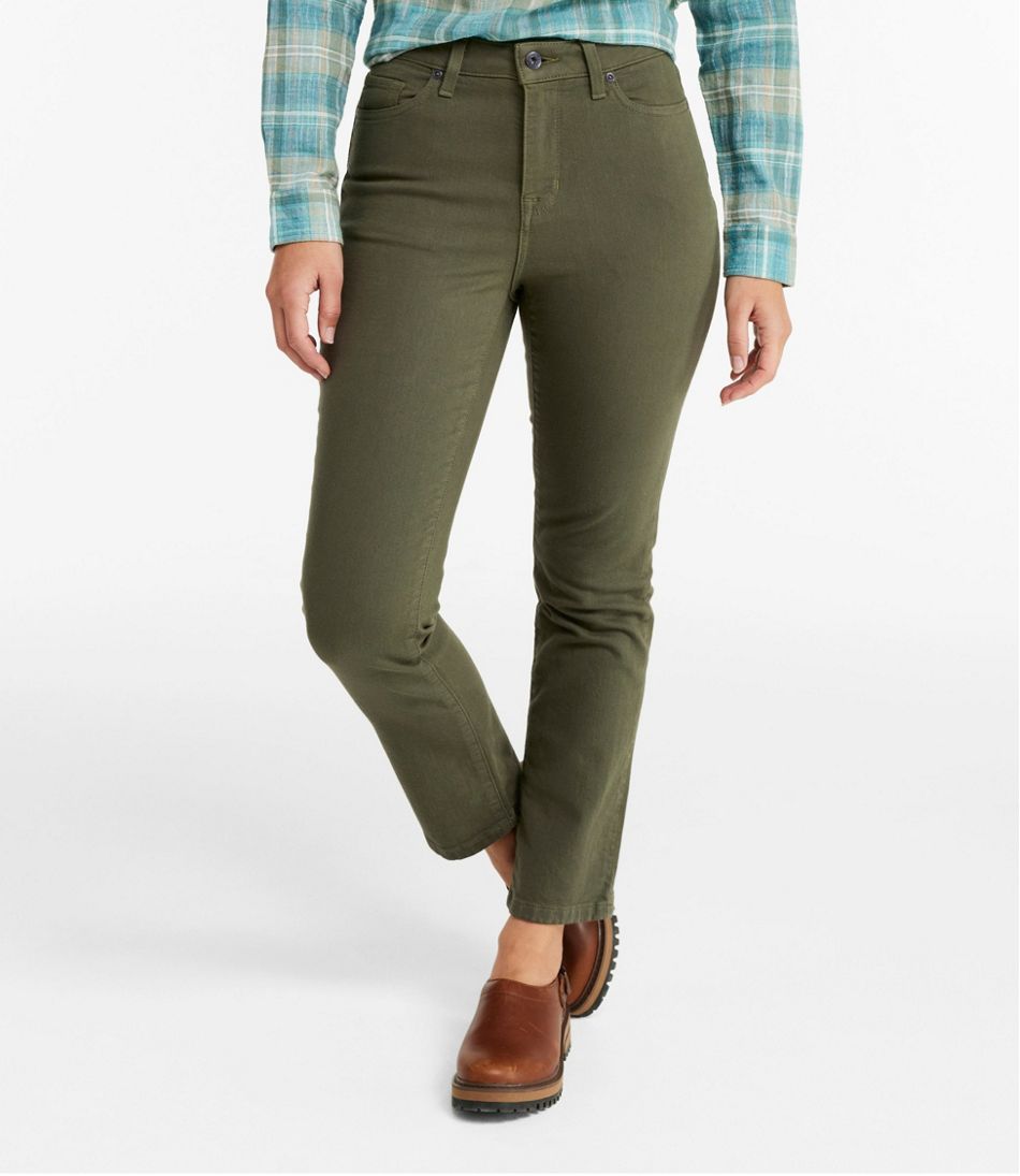 Women's True Shape Jeans, High-Rise Slim-Leg Ankle Colors - L.L.Bean Great Value