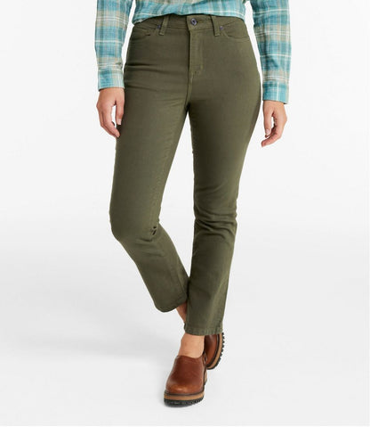 Women's True Shape Jeans, High-Rise Slim-Leg Ankle Colors - L.L.Bean Great Value
