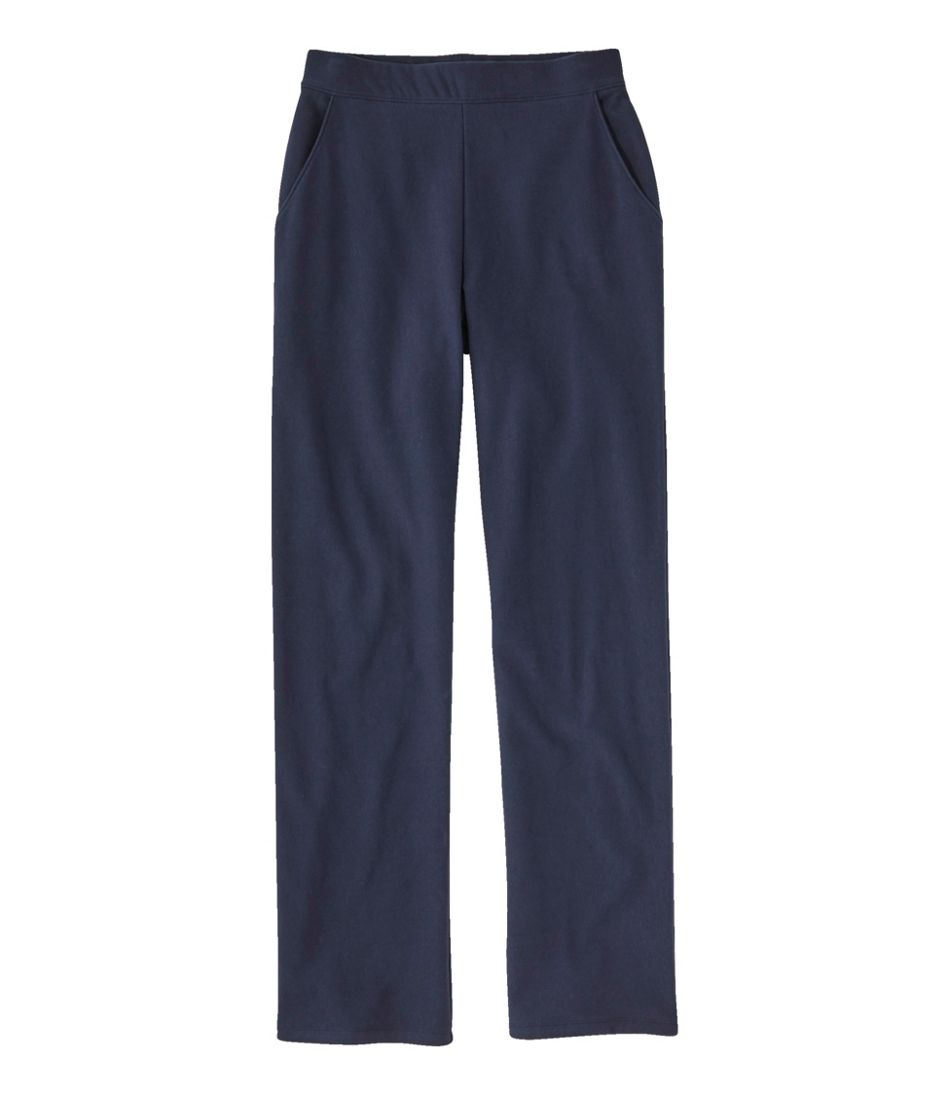 Women's Perfect Fit Pants, Fleece-Backed Straight-Leg - L.L.Bean Featured