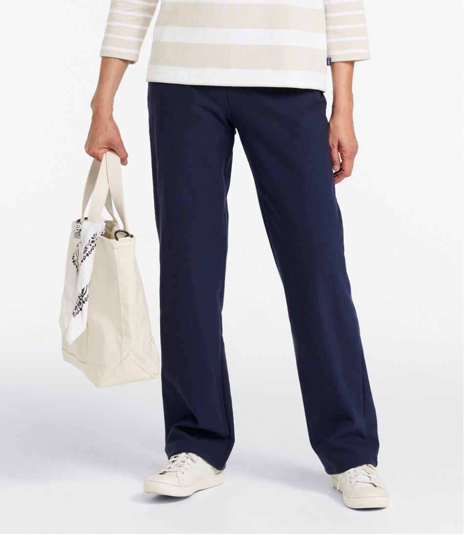 Women's Perfect Fit Pants, Fleece-Backed Straight-Leg - L.L.Bean Featured