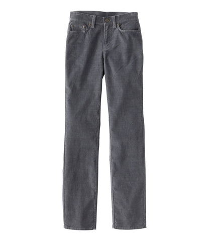 Women's BeanFlex Five-Pocket Corduroy Pants, Mid-Rise Straight-Leg - L.L.Bean Exclusive