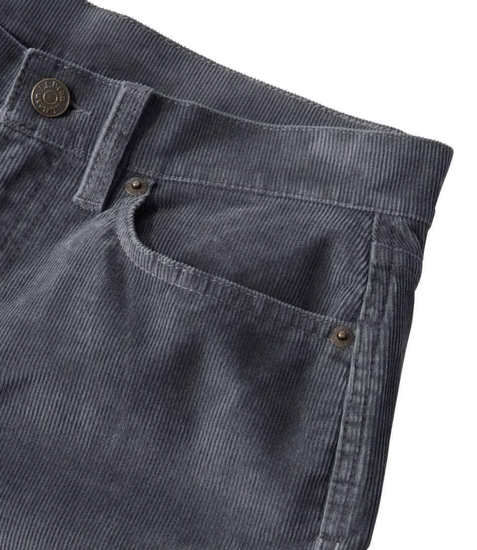 Women's BeanFlex Five-Pocket Corduroy Pants, Mid-Rise Straight-Leg - L.L.Bean Exclusive