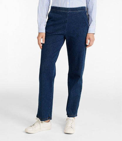 Women's Perfect Fit Pants, Denim Straight-Leg - L.L.Bean Value