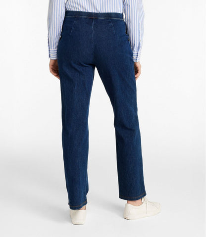 Women's Perfect Fit Pants, Denim Straight-Leg - L.L.Bean Value