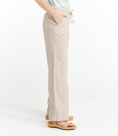 Women's Premium Washable Linen Pull-On Pants - L.L.Bean Premium