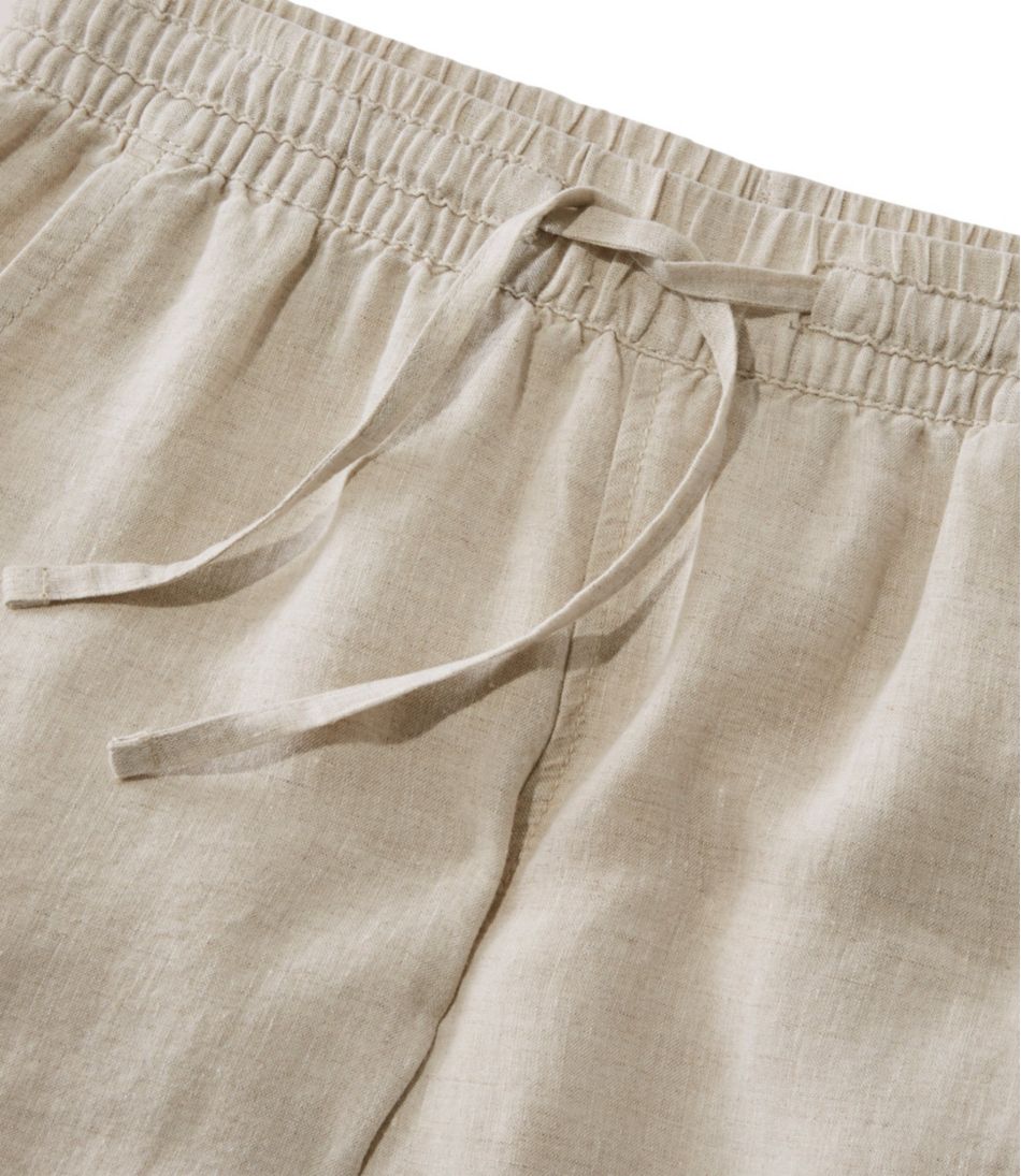 Women's Premium Washable Linen Pull-On Pants - L.L.Bean Premium