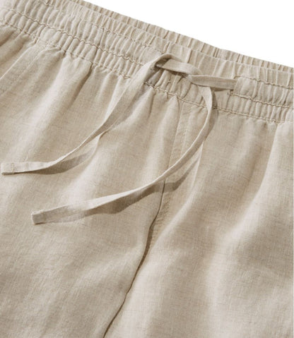 Women's Premium Washable Linen Pull-On Pants - L.L.Bean Premium