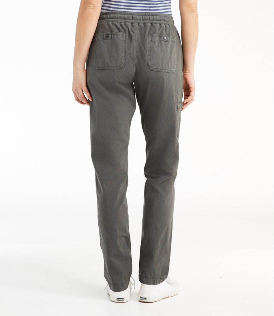 Women's Stretch Ripstop Pull-On Pants, Slim-Leg - L.L.Bean Essential