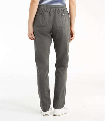 Women's Stretch Ripstop Pull-On Pants, Slim-Leg - L.L.Bean Essential