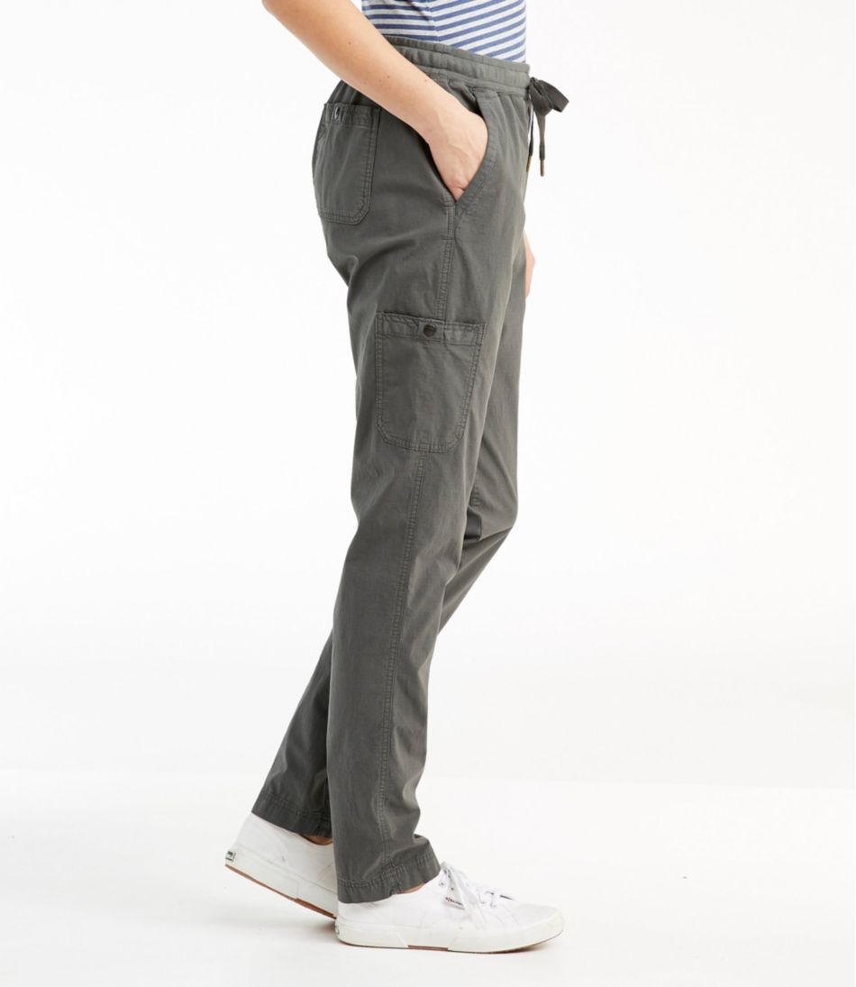 Women's Stretch Ripstop Pull-On Pants, Slim-Leg - L.L.Bean Essential