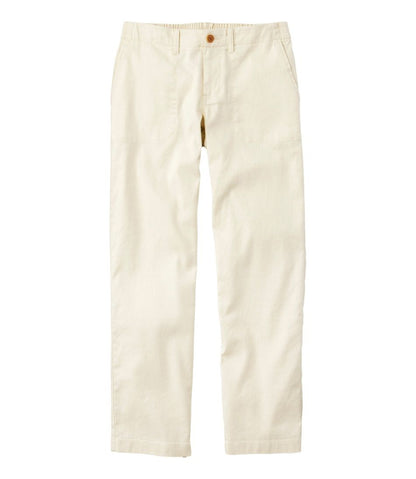 Women's Comfort Stretch Cotton/Linen Pants, High-Rise Ankle - L.L.Bean Value