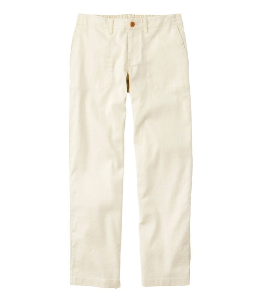 Women's Comfort Stretch Cotton/Linen Pants, High-Rise Ankle - L.L.Bean Value