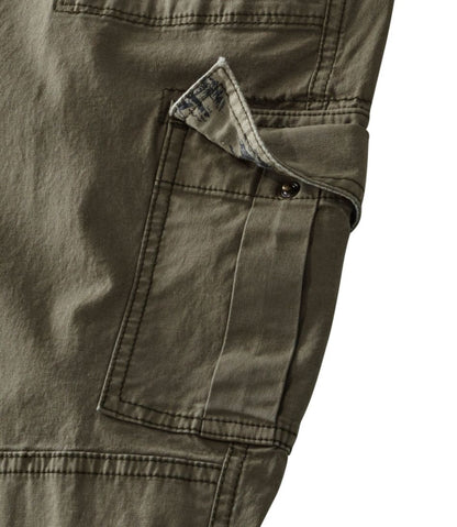 Women's Stretch Canvas Cargo Pants, Mid-Rise Straight-Leg - L.L.Bean Premium