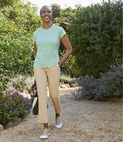 Women's Lakewashed Chino Pants, Mid-Rise Pull-On Ankle - L.L.Bean Best Seller