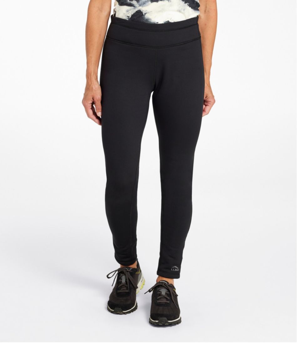 Women's PrimaLoft ThermaStretch Fleece Tights, Mid-Rise - L.L.Bean Recommended