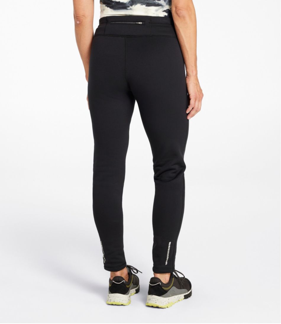 Women's PrimaLoft ThermaStretch Fleece Tights, Mid-Rise - L.L.Bean Recommended