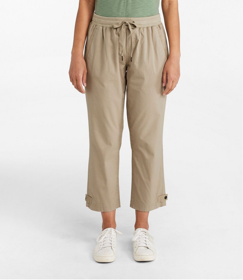 Women's Stretch Ripstop Pull-On Capri Pants, Slim-Leg - L.L.Bean New