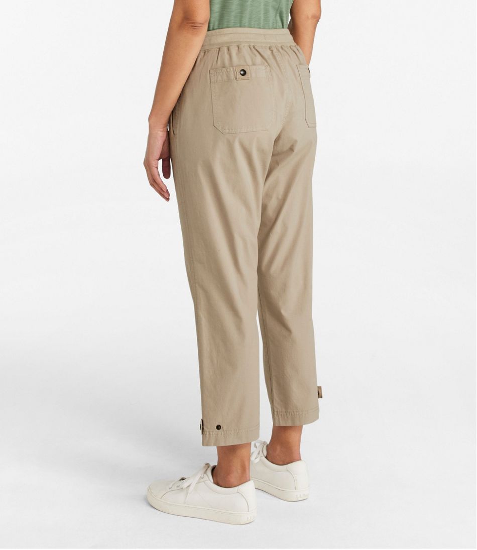 Women's Stretch Ripstop Pull-On Capri Pants, Slim-Leg - L.L.Bean New