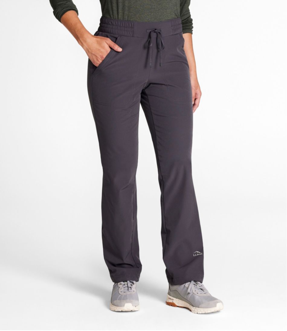 Women's VentureStretch Trail Pants, Brushed-Back Straight-Leg - L.L.Bean Exclusive
