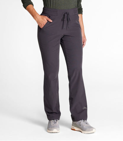 Women's VentureStretch Trail Pants, Brushed-Back Straight-Leg - L.L.Bean Exclusive