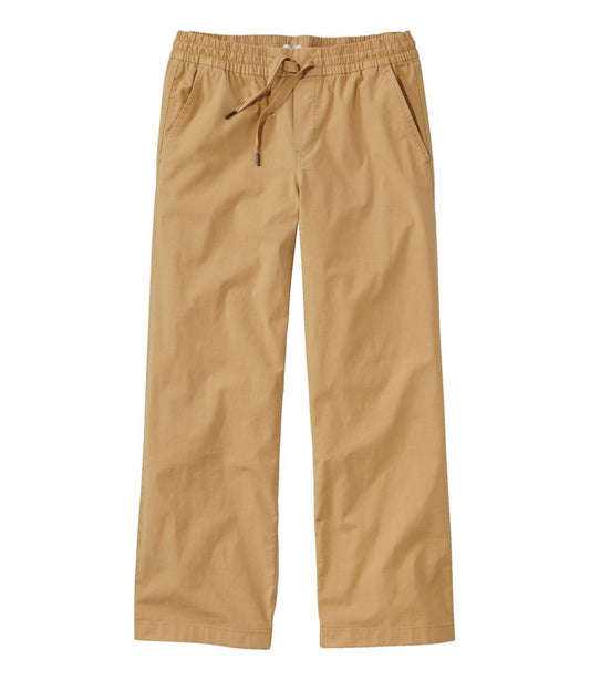 Women's Stretch Ripstop Pull-On Pants, Wide-Leg Ankle - L.L.Bean Value