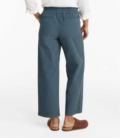 Women's Stretch Ripstop Pull-On Pants, Wide-Leg Ankle - L.L.Bean Value
