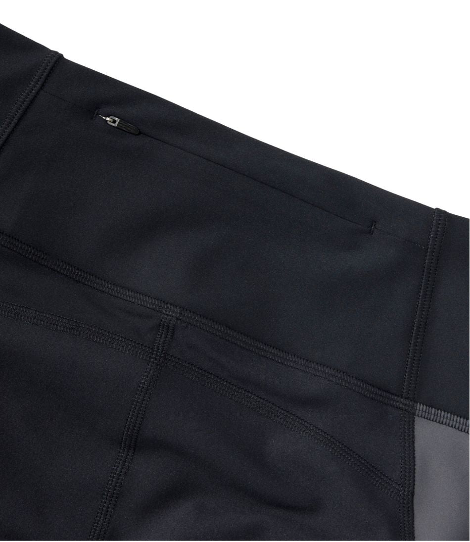 Women's L.L.Bean Everyday Performance 7/8 Leggings, High-Rise Pocket Colorblock - L.L.Bean Quality
