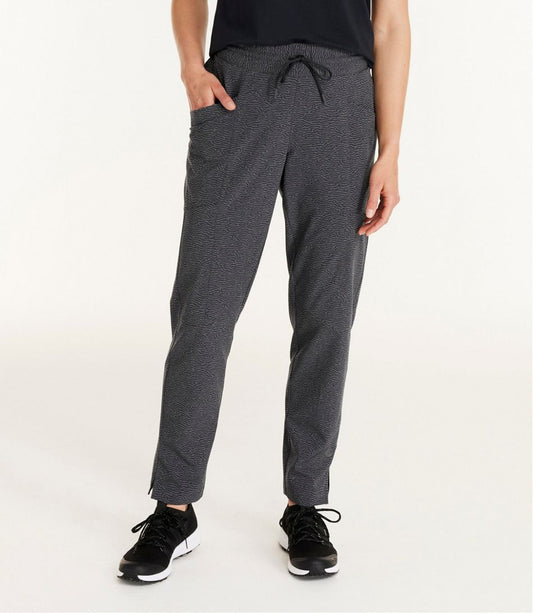 Women's VentureStretch Woven Ankle Pants, Mid-Rise Print - L.L.Bean Trusted