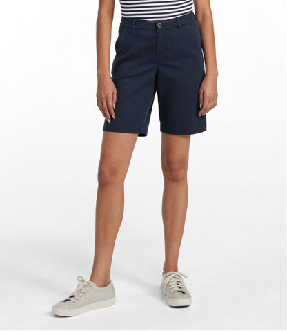 Women's Comfort Stretch Shorts, Chino Bermudas 9" - L.L.Bean Featured
