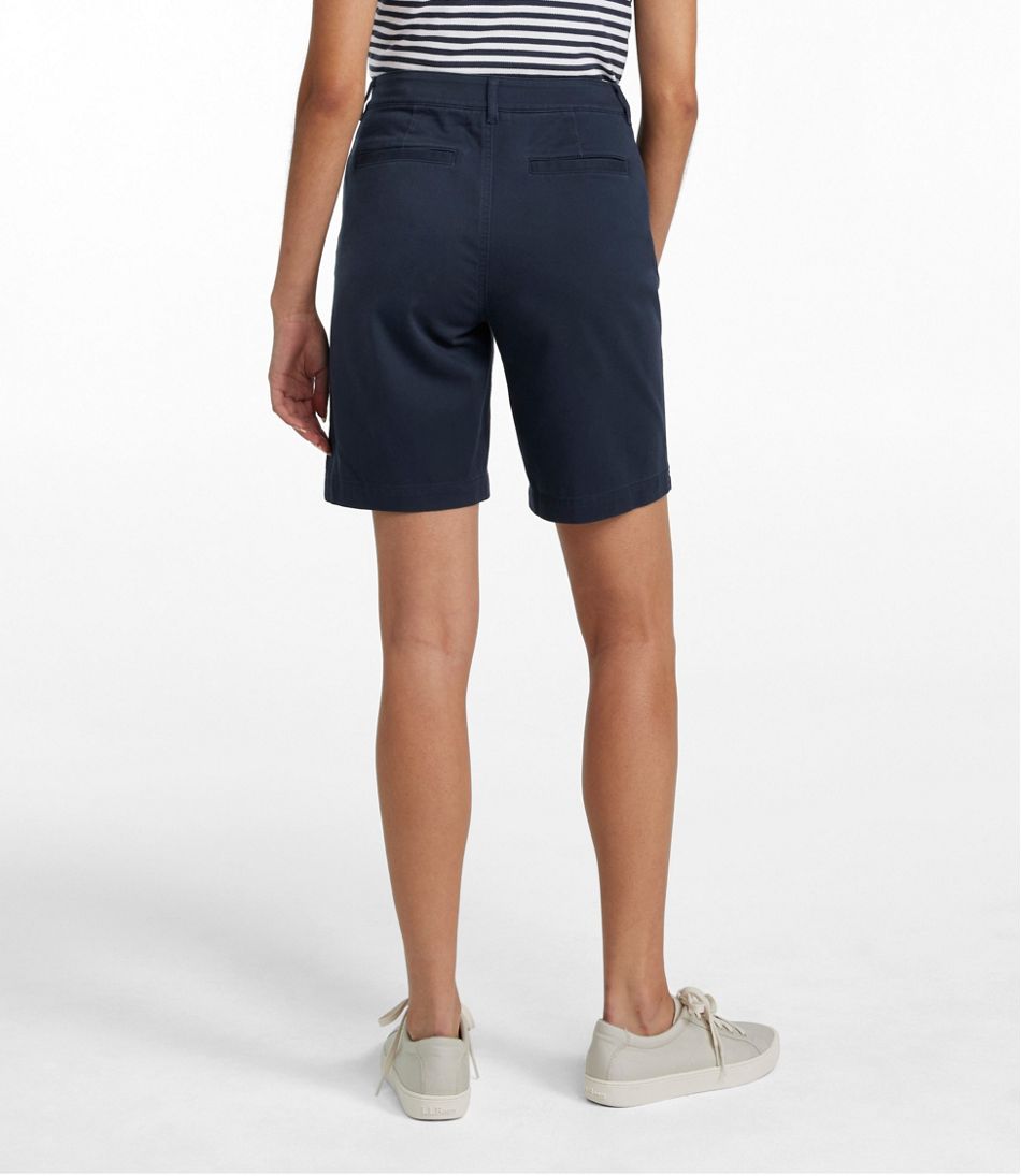 Women's Comfort Stretch Shorts, Chino Bermudas 9" - L.L.Bean Featured