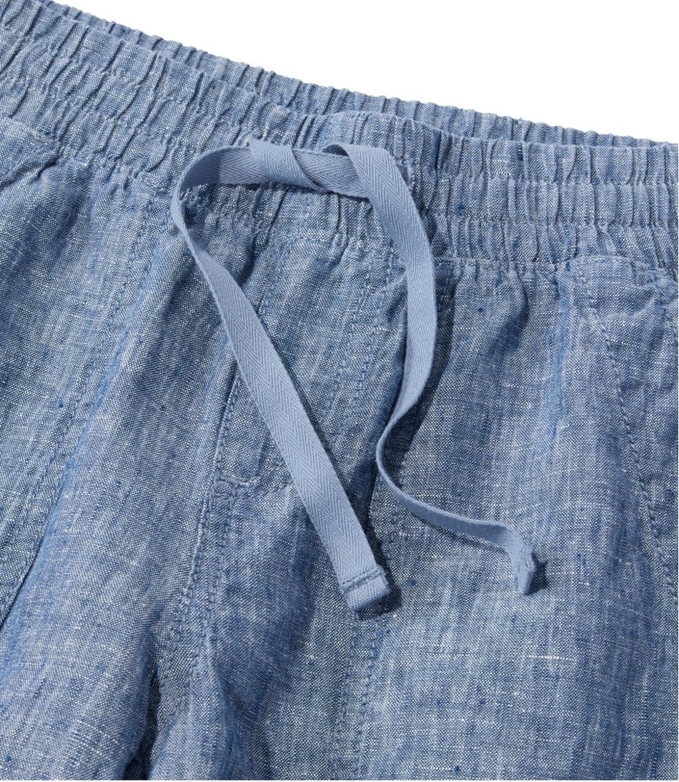 Women's Premium Washable Linen Shorts, Mid-Rise 6" - L.L.Bean Trending