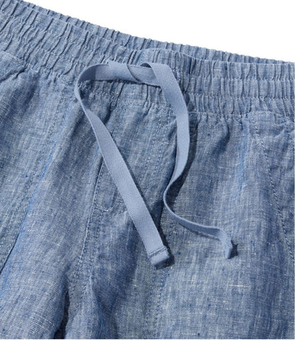 Women's Premium Washable Linen Shorts, Mid-Rise 6" - L.L.Bean Trending