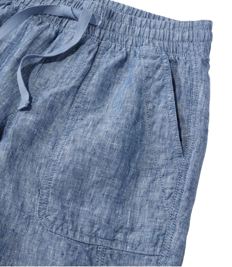 Women's Premium Washable Linen Shorts, Mid-Rise 6" - L.L.Bean Trending