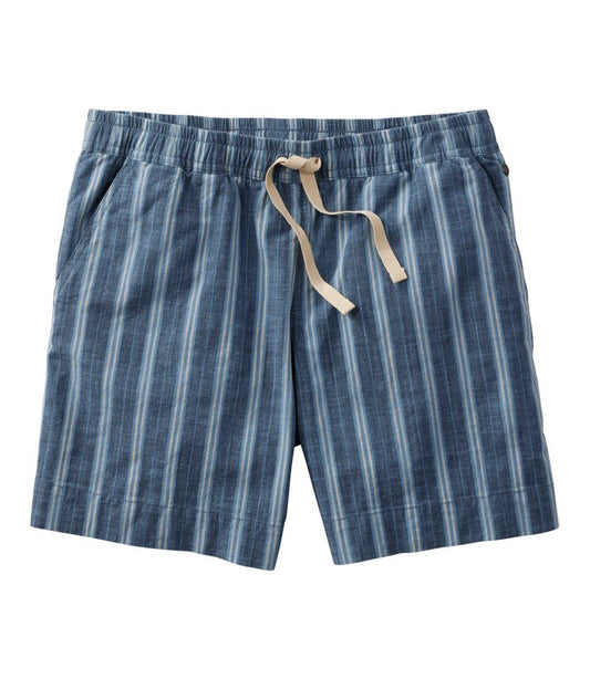 Women's Lakewashed Dock Shorts, Mid-Rise Stripe - L.L.Bean Top Pick