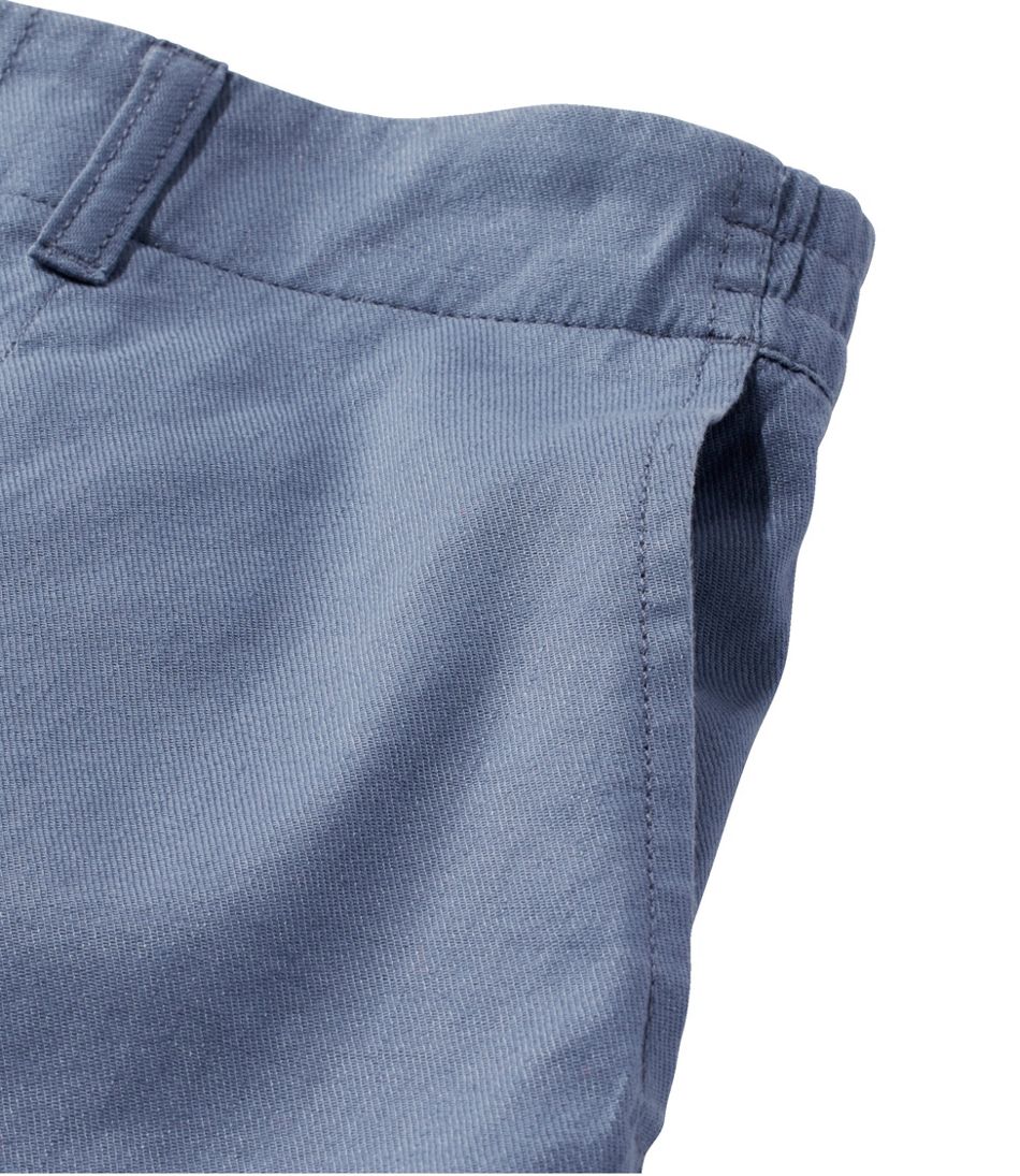 Women's Comfort Stretch Cotton/Linen Shorts, High-Rise 7" - L.L.Bean Premium