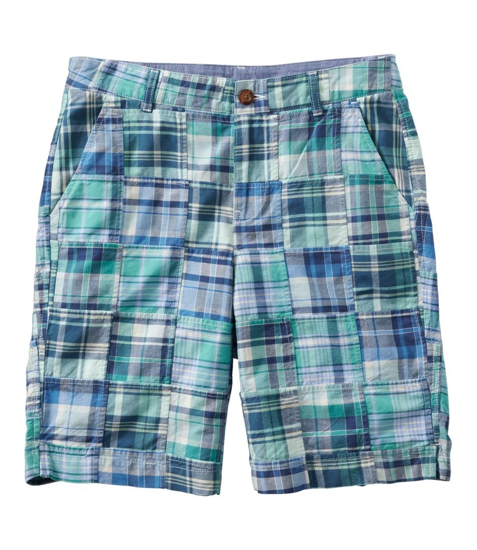 Women's Comfort Shorts, Patchwork Bermudas 9" - L.L.Bean New