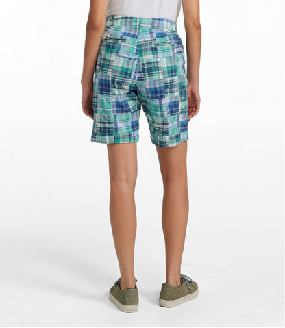 Women's Comfort Shorts, Patchwork Bermudas 9" - L.L.Bean New