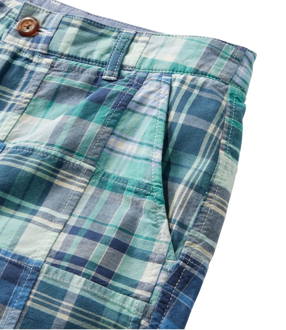Women's Comfort Shorts, Patchwork Bermudas 9" - L.L.Bean New