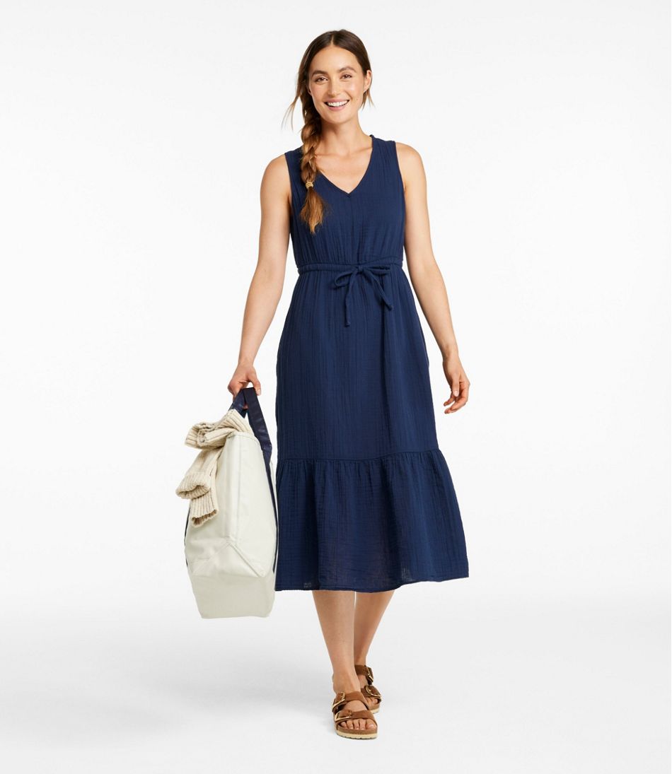 Women's Cloud Gauze Midi Dress - L.L.Bean Best Seller