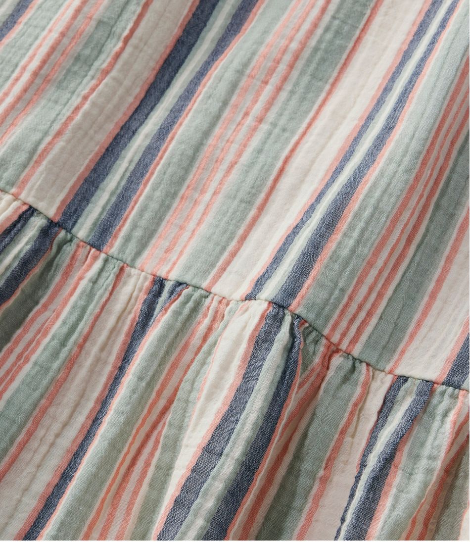 Women's Cloud Gauze Midi Dress, Stripe - L.L.Bean Featured